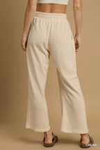 Women's Drawstring Wide-Leg Pants