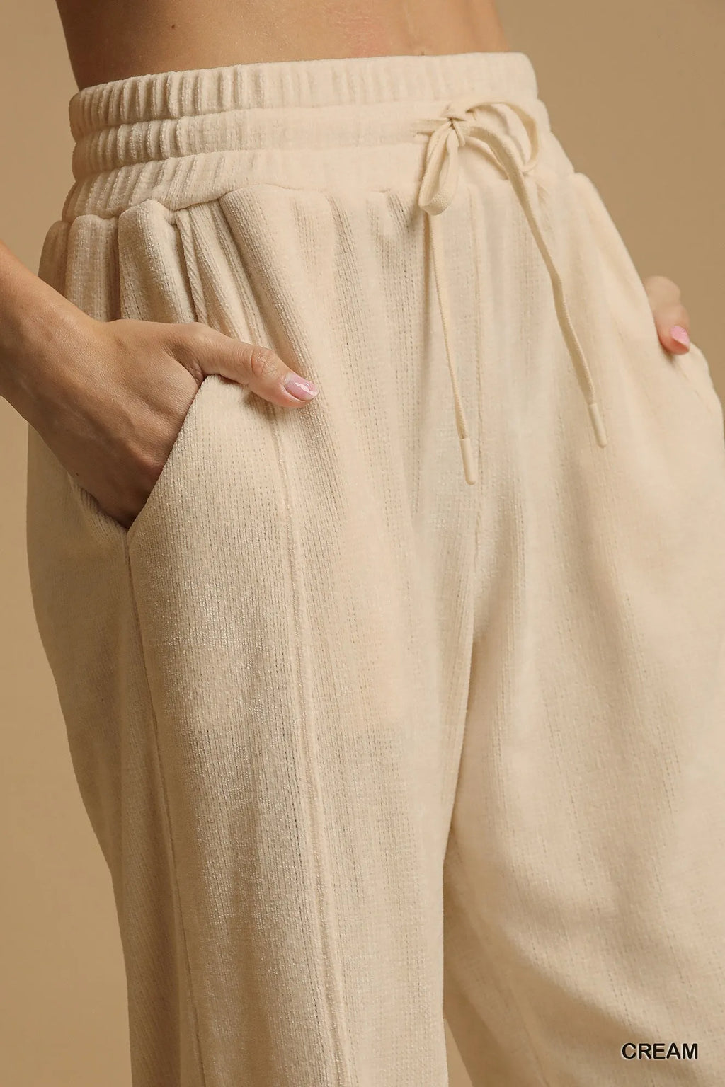 Women's Drawstring Wide-Leg Pants