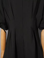 Women's Embellished Puff-Sleeve Midi Dress