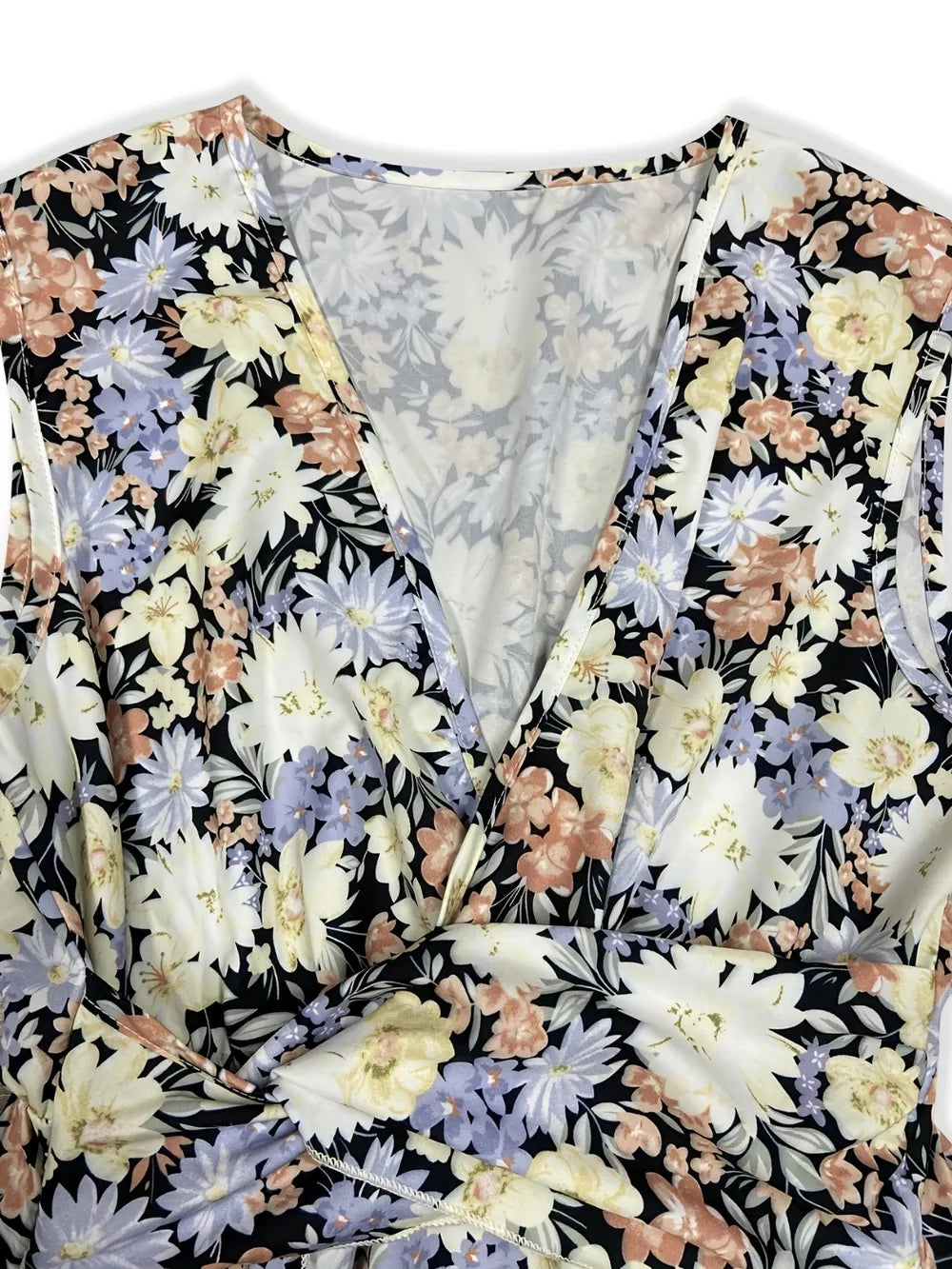 Women's Floral Sleeveless Midi Dress