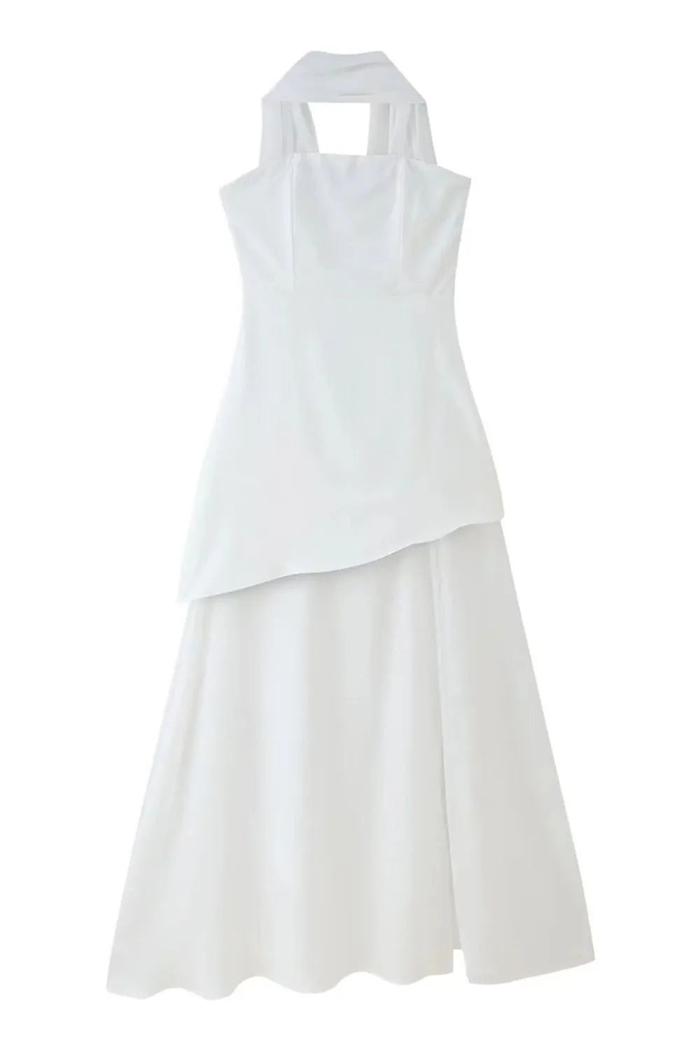 Women's Layered Tube Maxi Dress