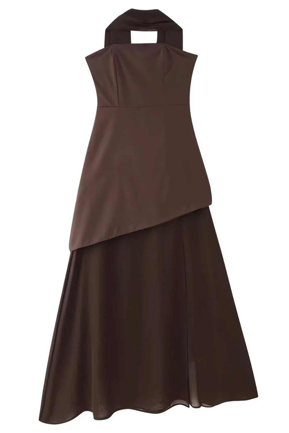 Women's Layered Tube Maxi Dress