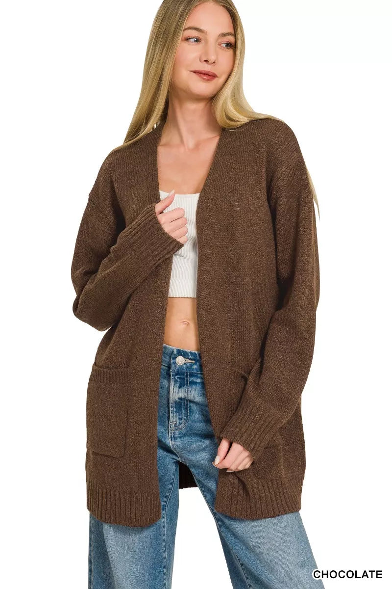Women's Open-Front Sweater Cardigan