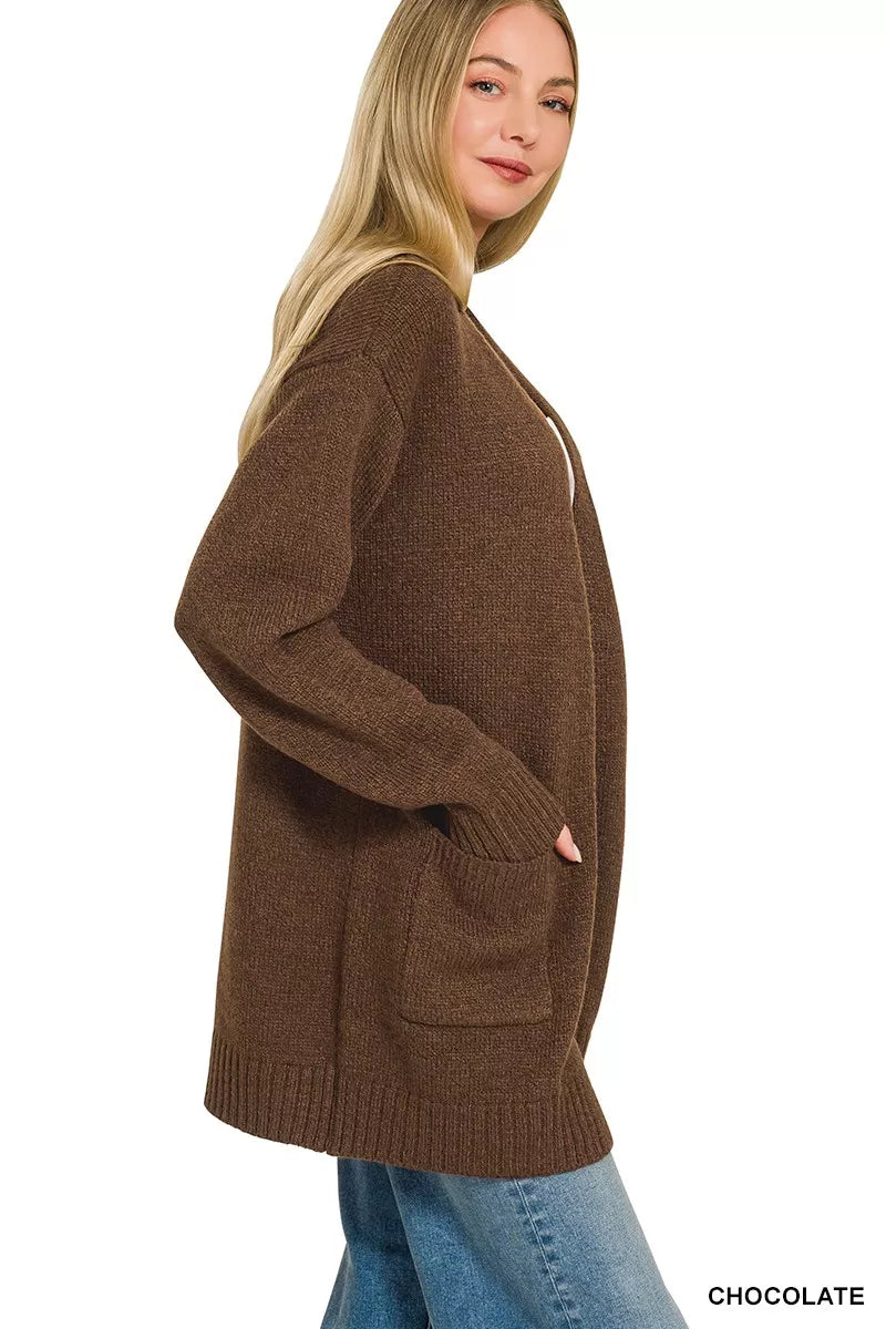 Women's Open-Front Sweater Cardigan