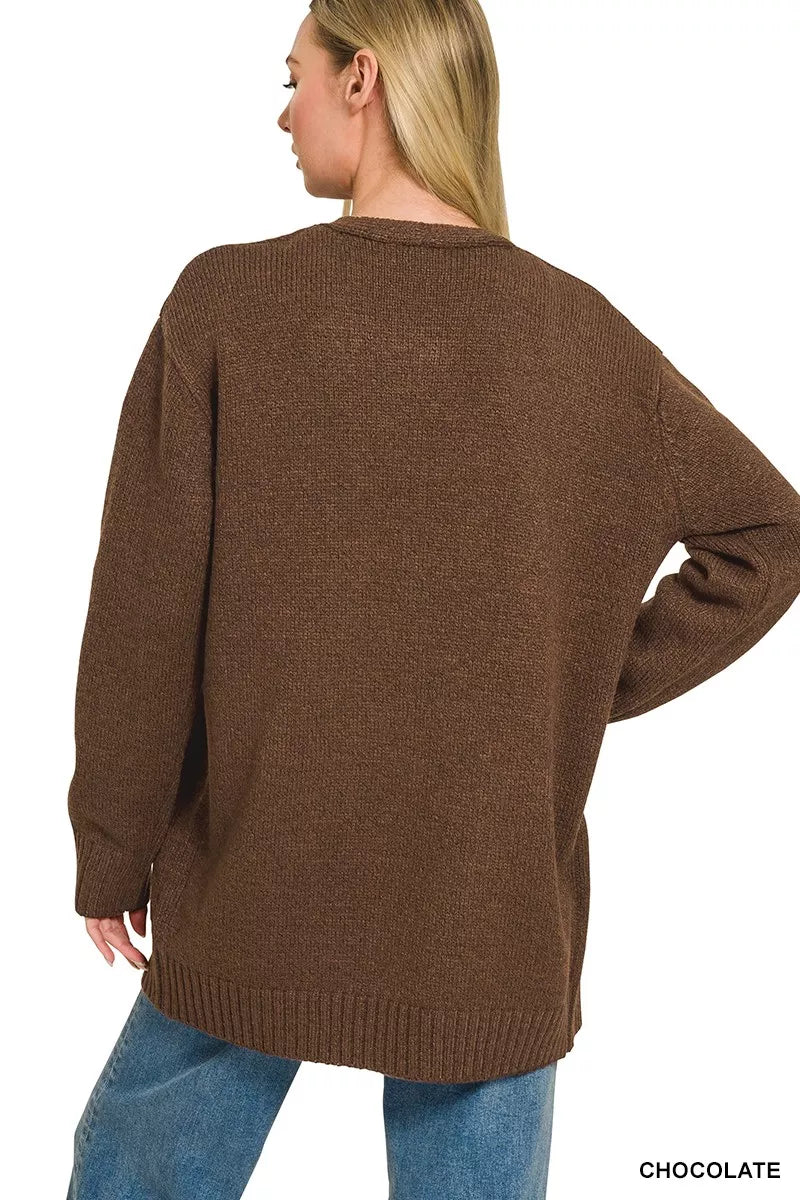 Women's Open-Front Sweater Cardigan