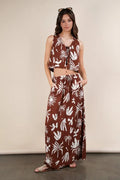 Women's Printed Resort Midi Skirt