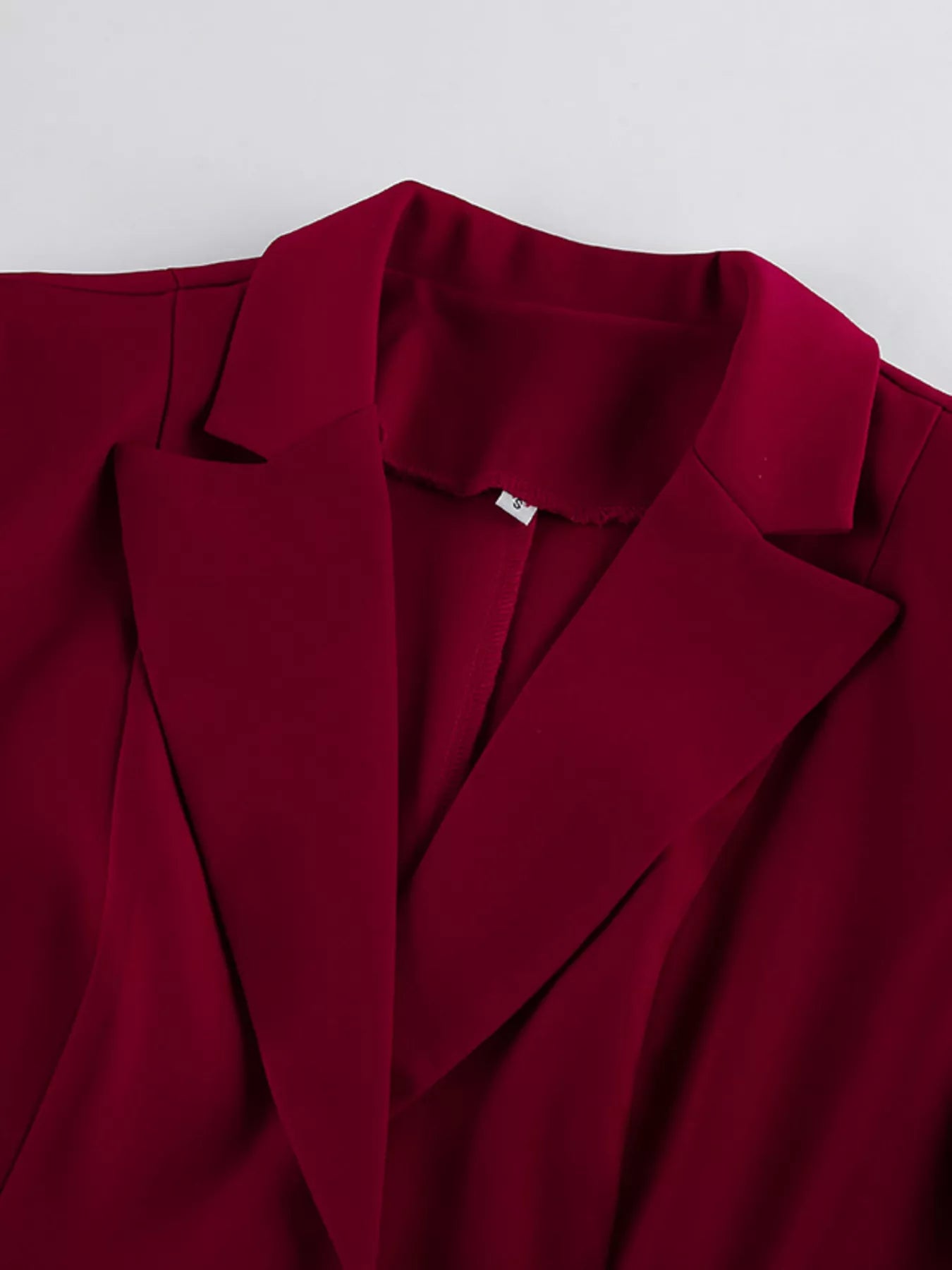 Women's Single-Breasted Blazer and Wide-Leg Pants Set