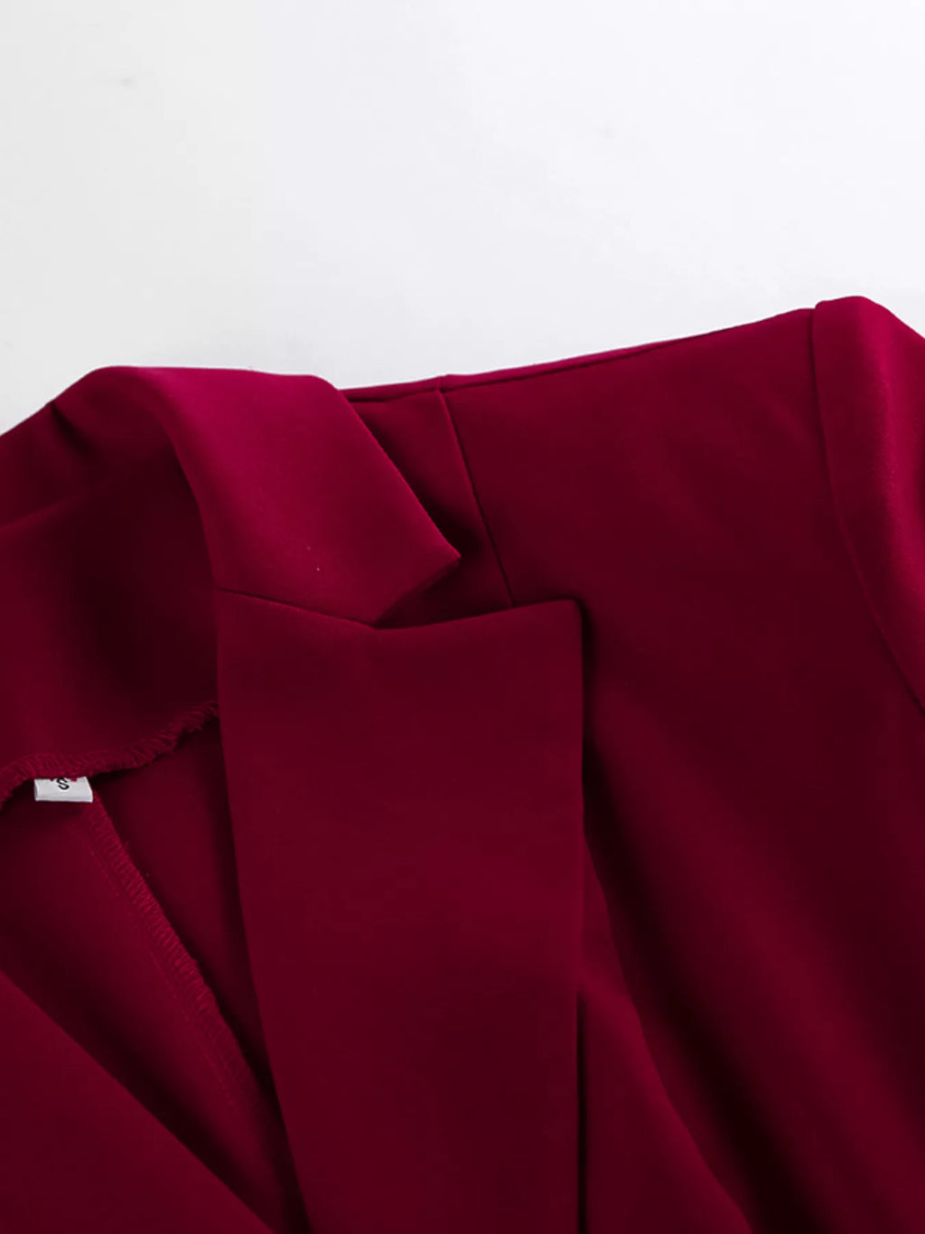 Women's Single-Breasted Blazer and Wide-Leg Pants Set