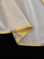 Floral Spaghetti-Strap Maxi Dress detail view 10 - Vellaya Lane