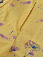 Floral Spaghetti-Strap Maxi Dress detail view 11 - Vellaya Lane