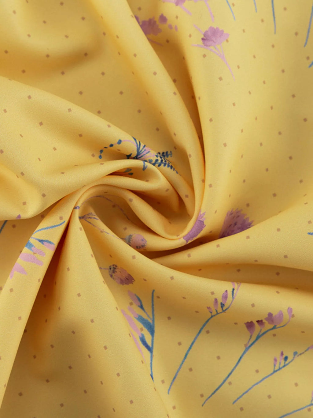 Floral Spaghetti-Strap Maxi Dress detail view 12 - Vellaya Lane