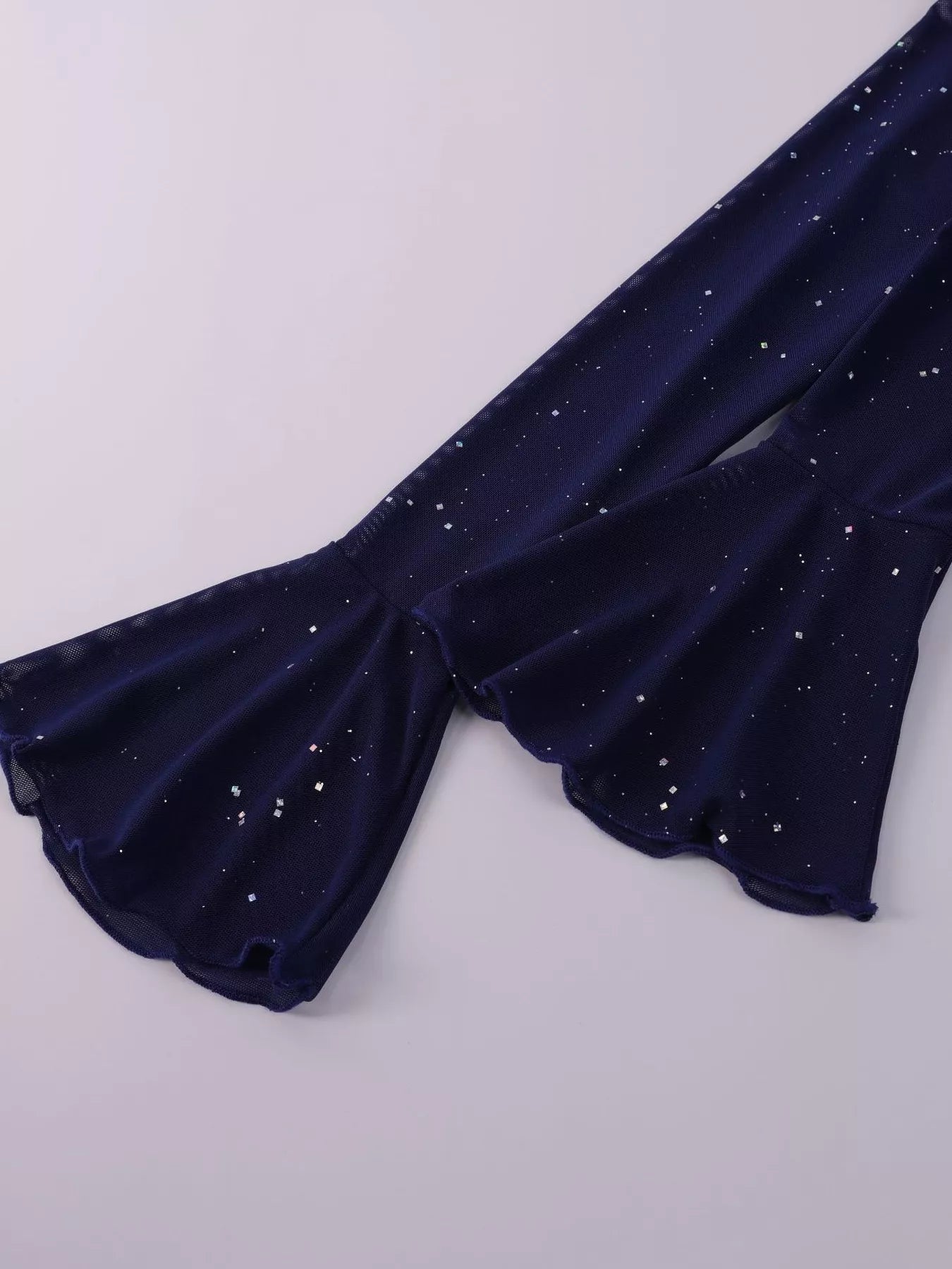 Glitter Off-Shoulder Maxi Dress detail view 14 - Vellaya Lane