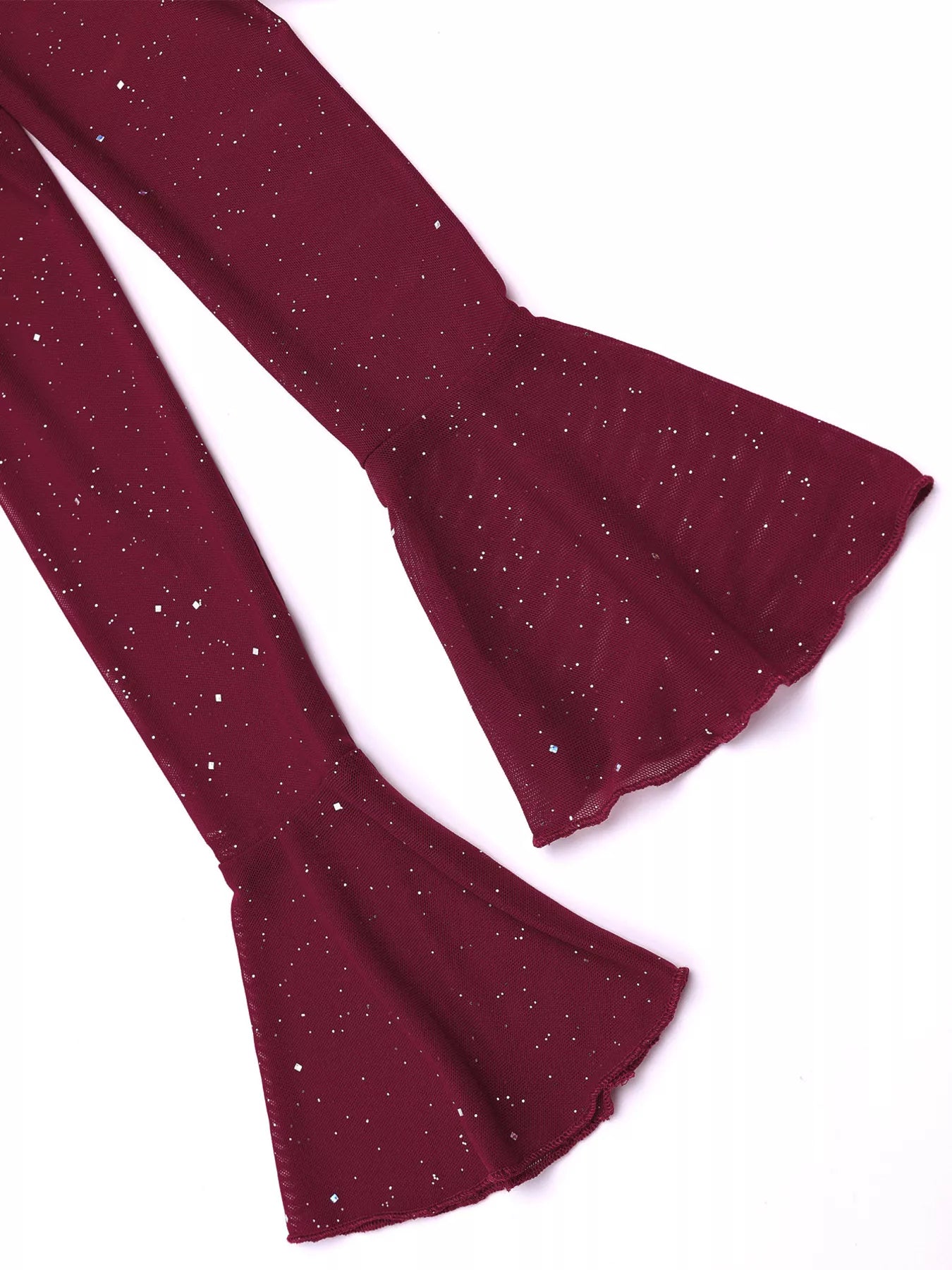 Glitter Off-Shoulder Maxi Dress detail view 30 - Vellaya Lane
