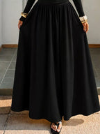 Off-the-Shoulder Ruched Maxi Dress detail view 13 - Vellaya Lane