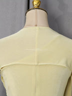 One-Shoulder Draped Maxi Dress detail view 09 - Vellaya Lane