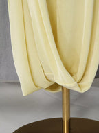 One-Shoulder Draped Maxi Dress detail view 13 - Vellaya Lane