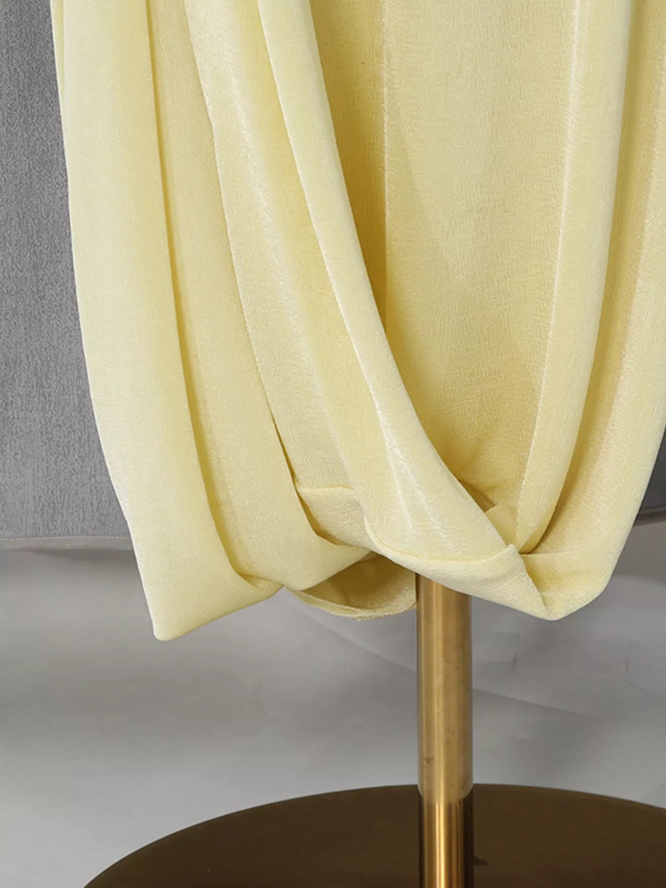One-Shoulder Draped Maxi Dress detail view 13 - Vellaya Lane