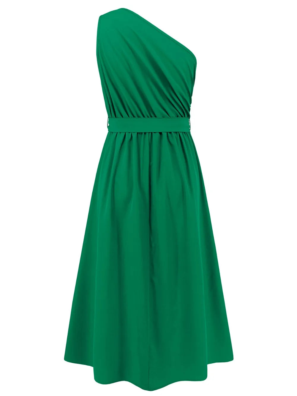 One-Shoulder Midi Dress detail view 06 - Vellaya Lane