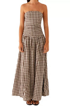 Strapless Ruched Maxi Dress - Vellaya Lane