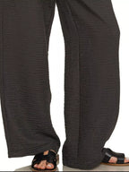 Women's Woven Crepe Drawstring Pants