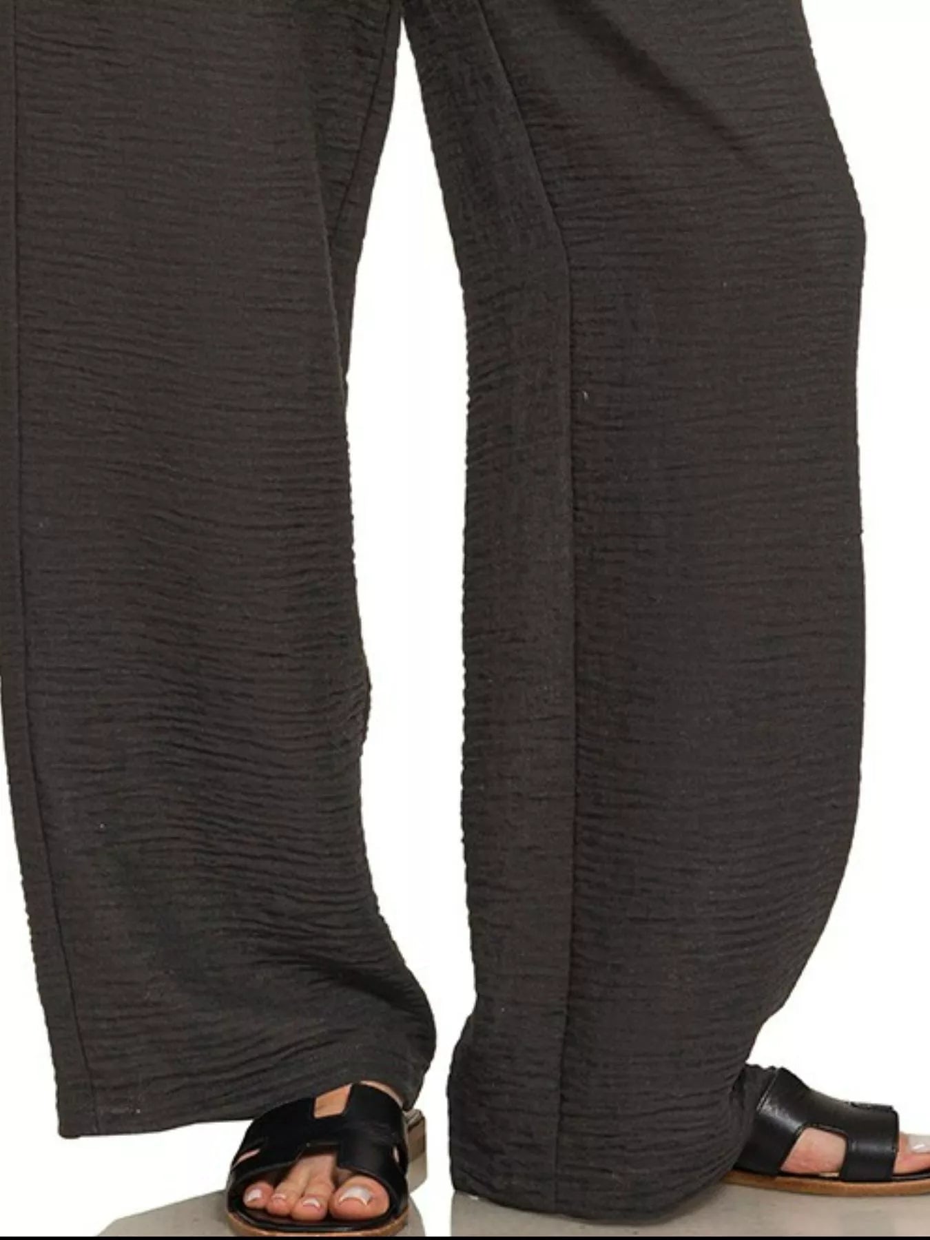 Women's Woven Crepe Drawstring Pants